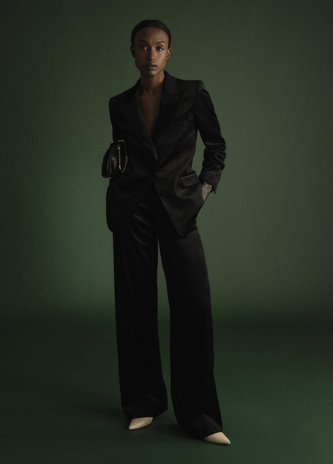 VINCE Italian Velvet Blazer in Blazers