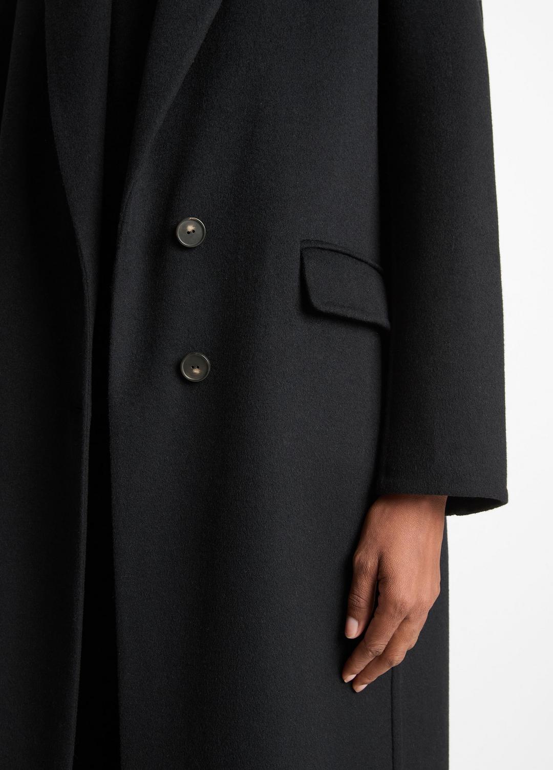 VINCE Wool-Blend Single-Breasted Coat in Coats