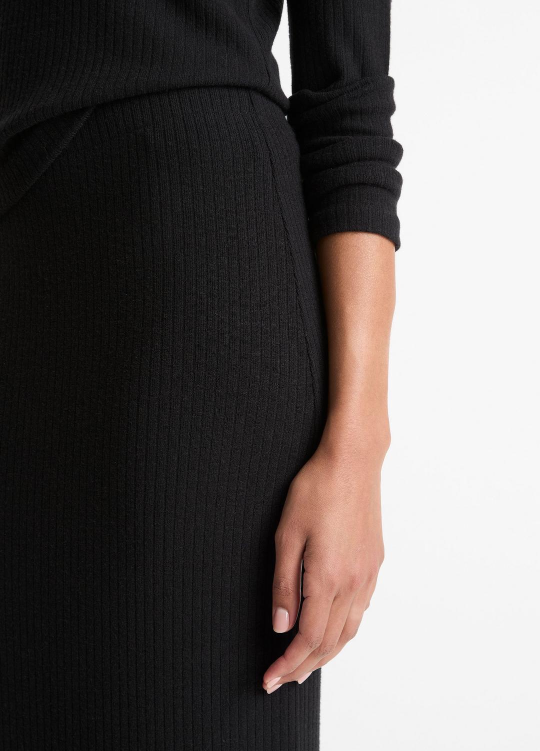 VINCE Cozy Rib Midi Skirt in Skirts