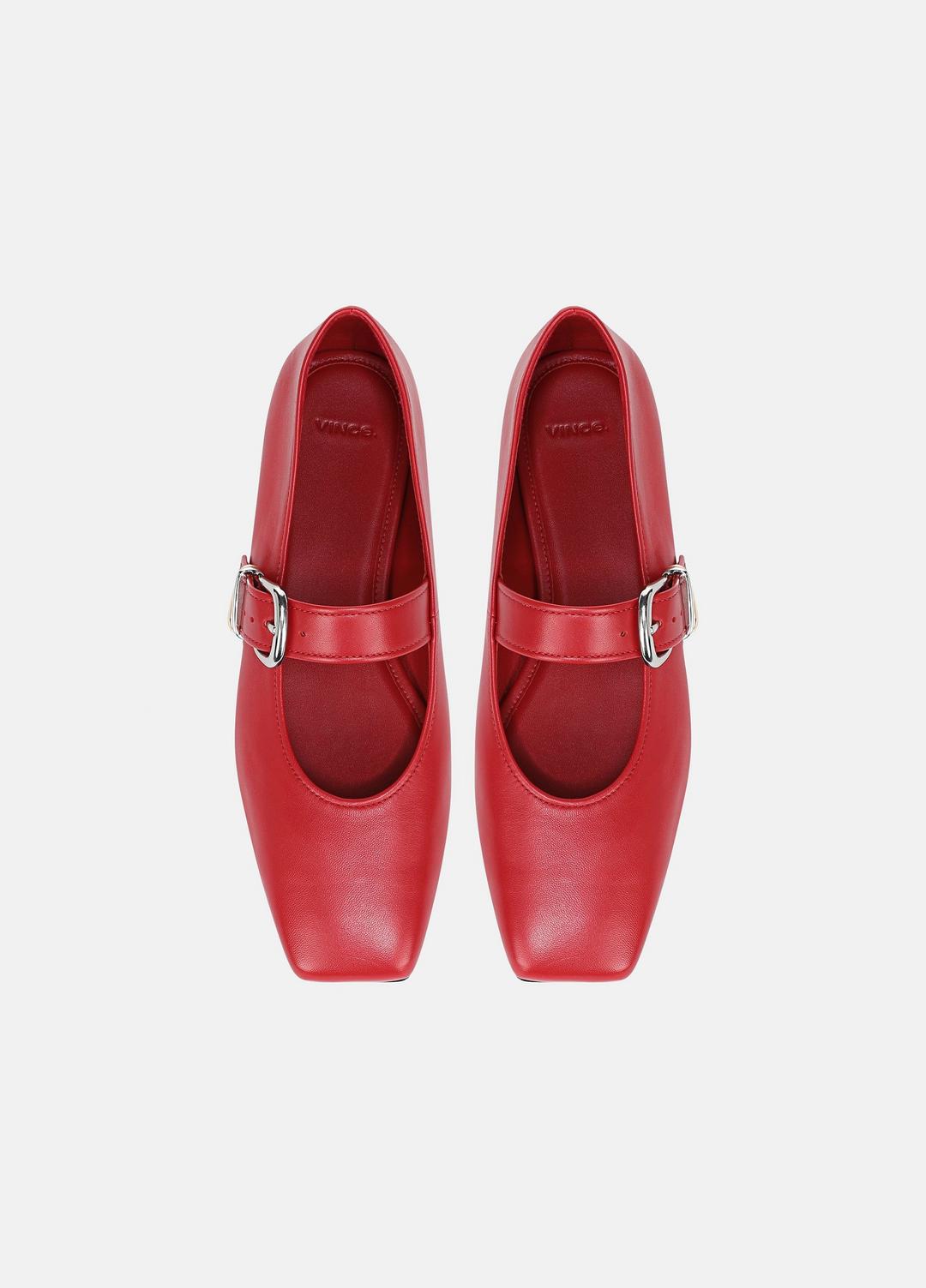 VINCE Daniela Leather Mary Jane Flat in Loafers & Flats
