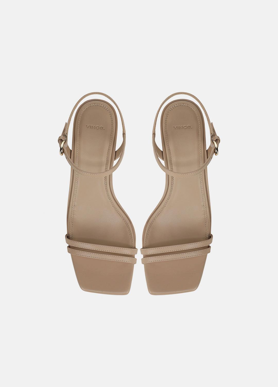 VINCE Tilda Leather Heeled Sandal in Heels