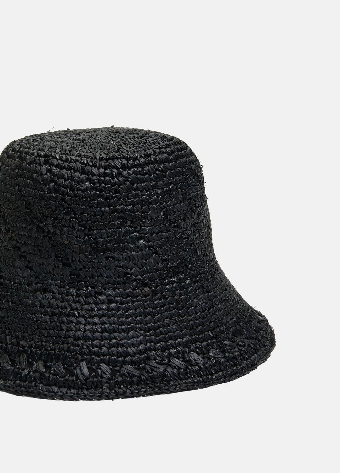 VINCE Straw Bucket Hat in Scarves & Hats