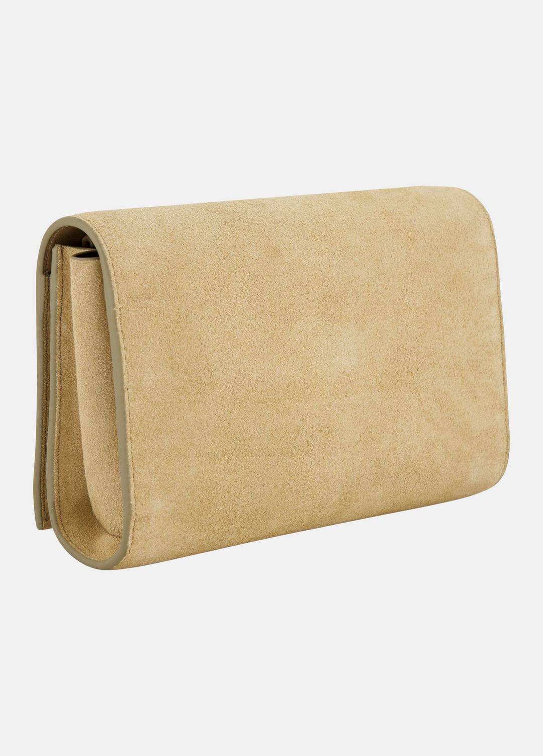 VINCE Suede Crossbody Wallet in Leather & Suede