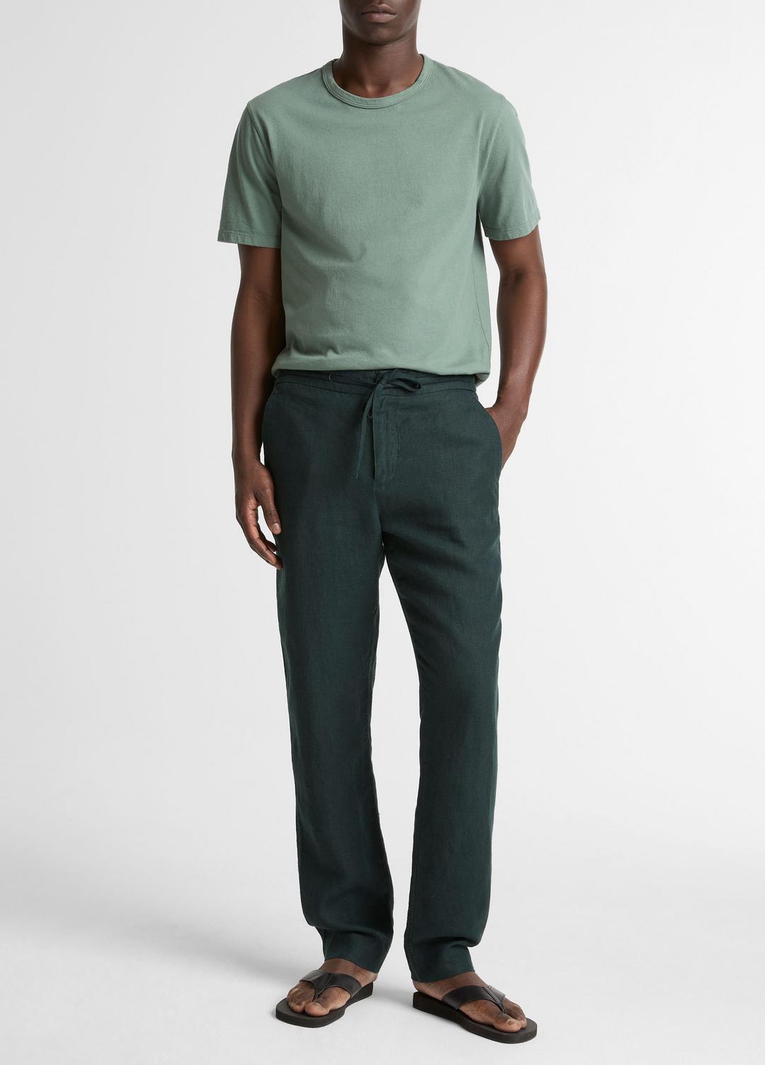 VINCE Garment Dye Cotton T-Shirt in Short Sleeve