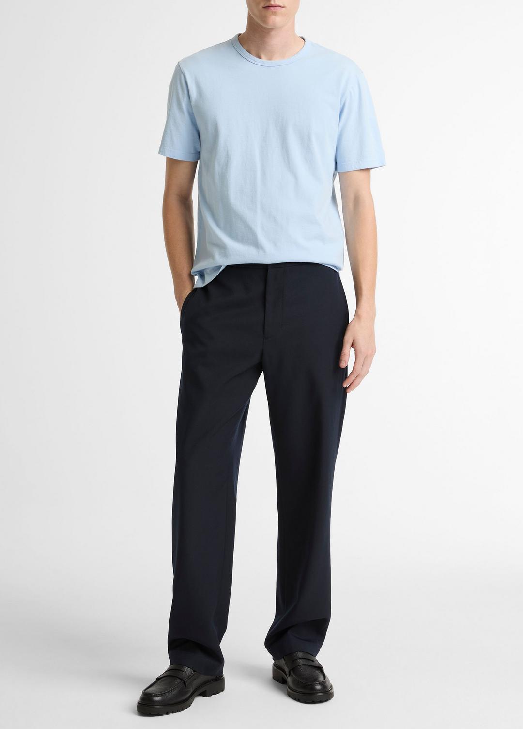 VINCE Garment Dye Cotton T-Shirt in Short Sleeve