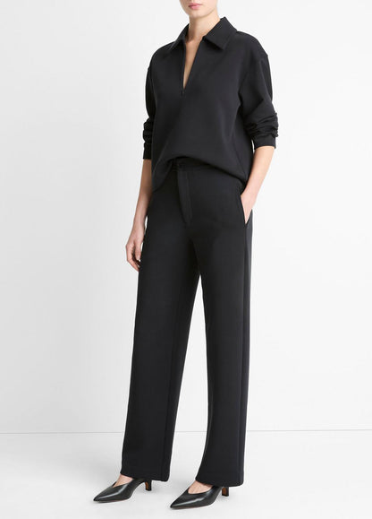 VINCE Cotton-Blend Trouser in Trousers