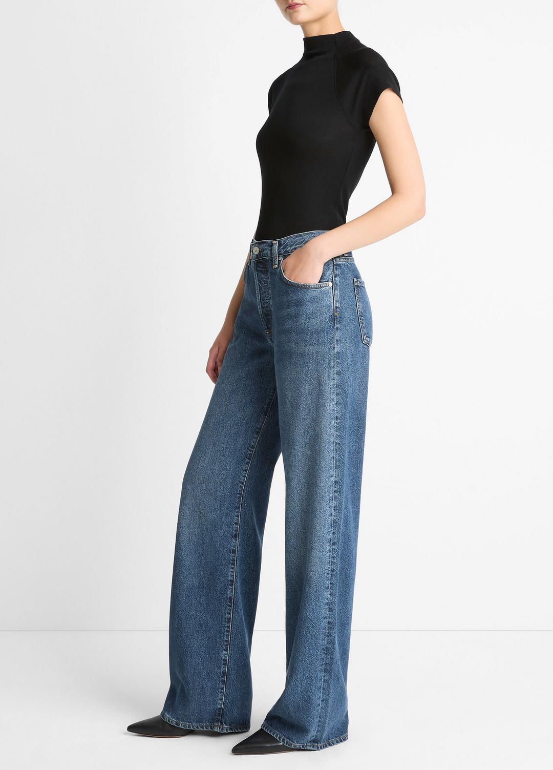 VINCE Citizens of Humanity Annina Straight-Leg Jean in Denim