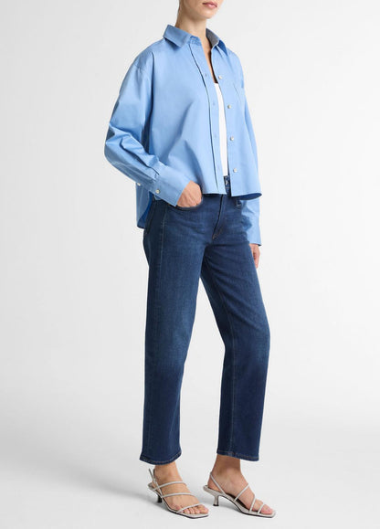 VINCE Citizens of Humanity Delfina Straight-Leg Jean in Denim