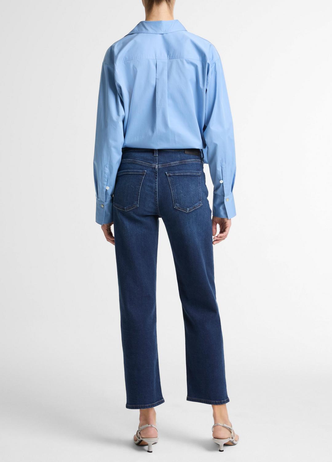VINCE Citizens of Humanity Delfina Straight-Leg Jean in Denim