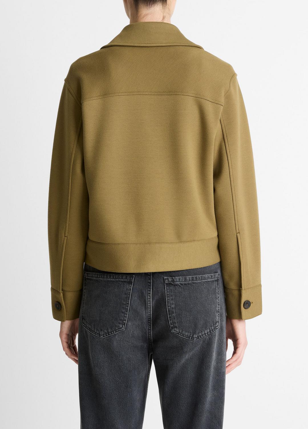 VINCE Double-Face Cropped Jacket in Jackets