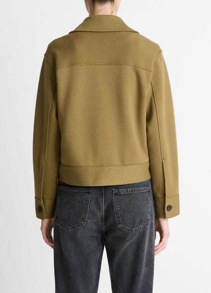 VINCE Double-Face Cropped Jacket in Jackets