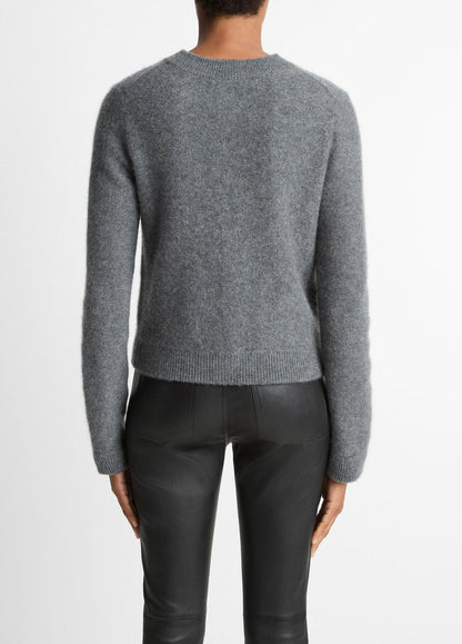 VINCE Plush Cashmere Shrunken Cardigan in Cardigans