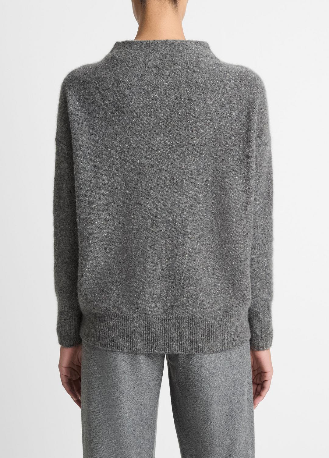 VINCE Donegal Cashmere Funnel-Neck Sweater in Turtleneck
