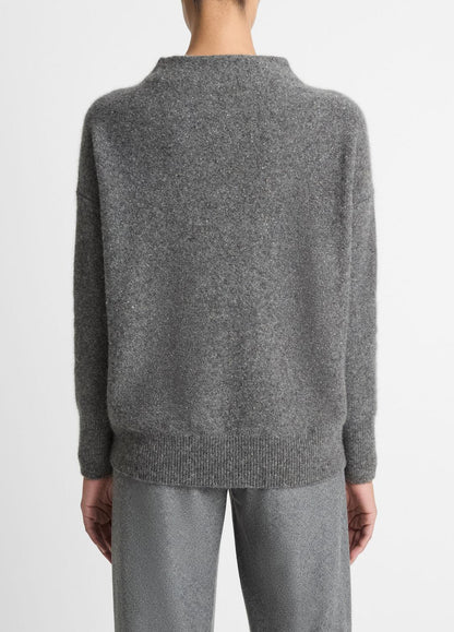 VINCE Donegal Cashmere Funnel-Neck Sweater in Turtleneck
