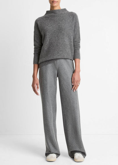 VINCE Donegal Cashmere Funnel-Neck Sweater in Turtleneck