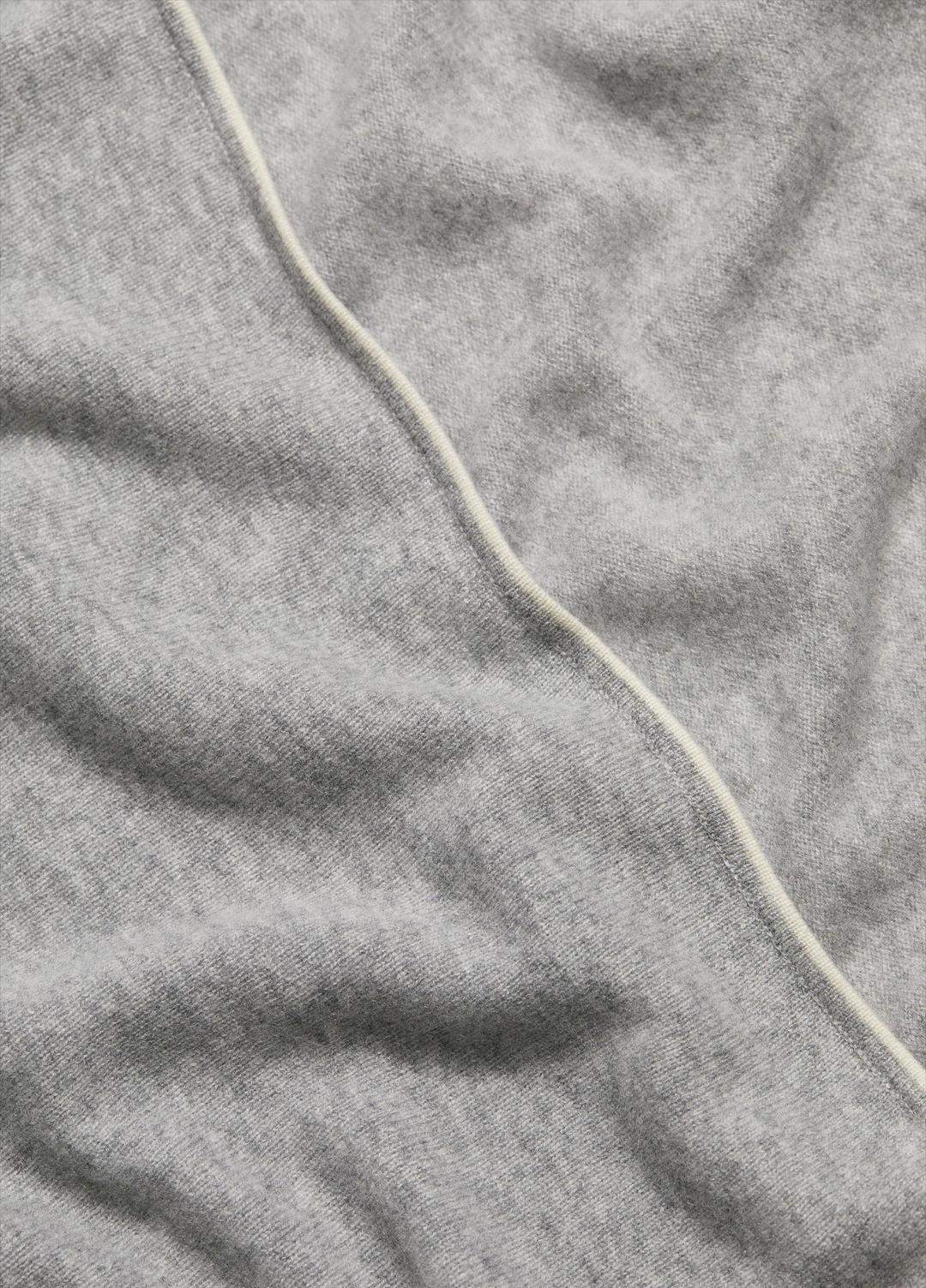 VINCE Tipped Jersey-Knit Cashmere Cape in Sweaters