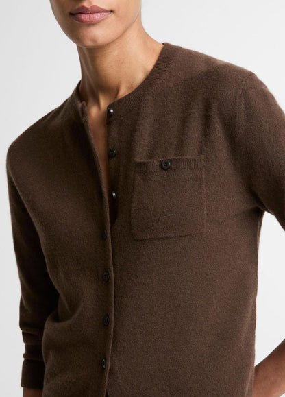 VINCE Wool & Cashmere-Blend Pocket Cardigan in Cardigans