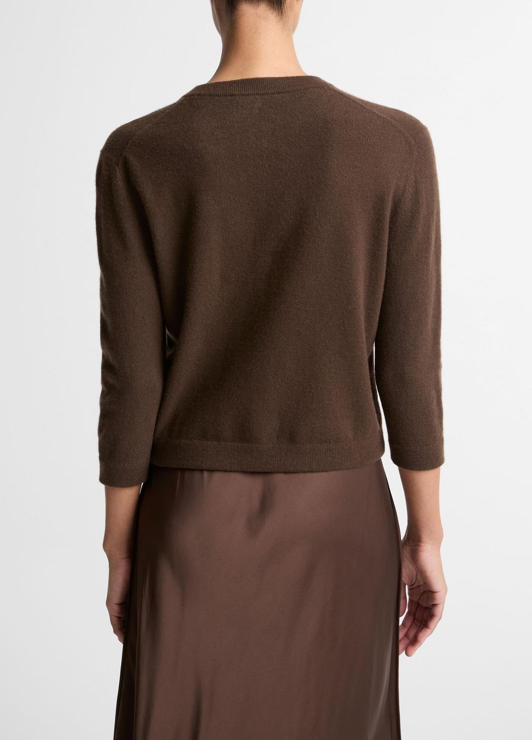 VINCE Wool & Cashmere-Blend Pocket Cardigan in Cardigans