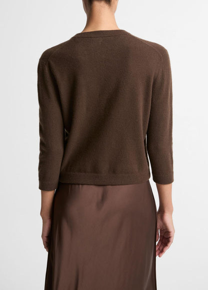 VINCE Wool & Cashmere-Blend Pocket Cardigan in Cardigans