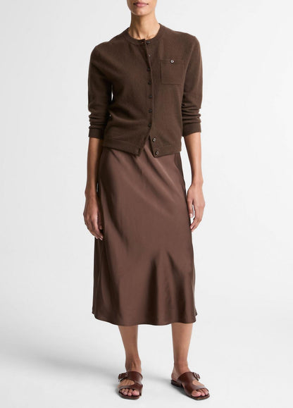 VINCE Wool & Cashmere-Blend Pocket Cardigan in Cardigans