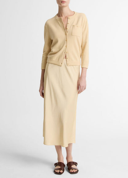 VINCE Wool & Cashmere-Blend Pocket Cardigan in Cardigans