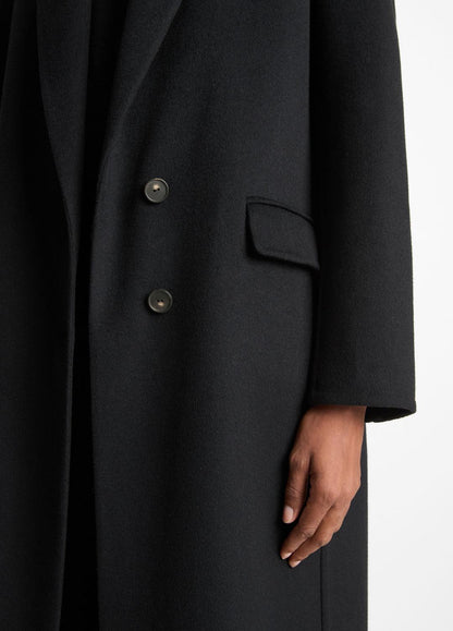 VINCE Wool-Blend Single-Breasted Coat in Coats