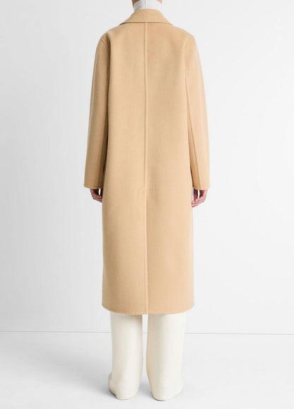 VINCE Wool-Blend Single-Breasted Coat in Coats