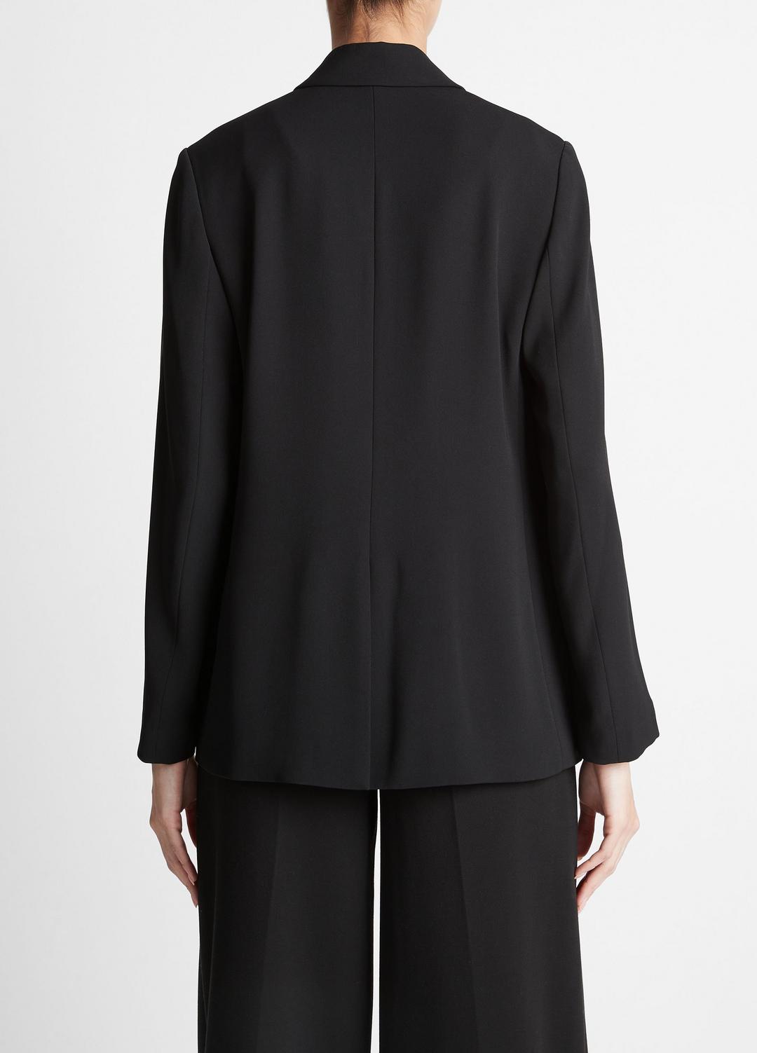 VINCE Crepe Double-Breasted Blazer in Blazers