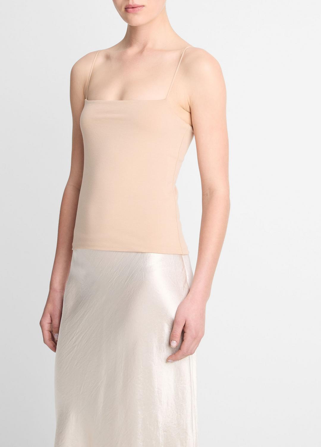 VINCE Pima Cotton Camisole in Tank Tops