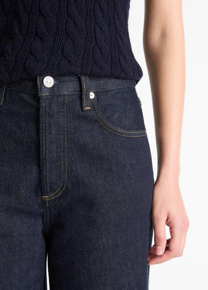 VINCE Citizens of Humanity Annina Straight-Leg Jean in Denim