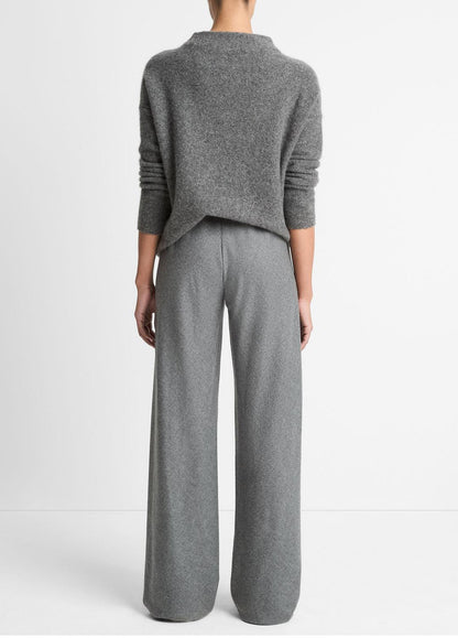 VINCE Italian Wool-Blend High-Waist Bias Pant in Trousers