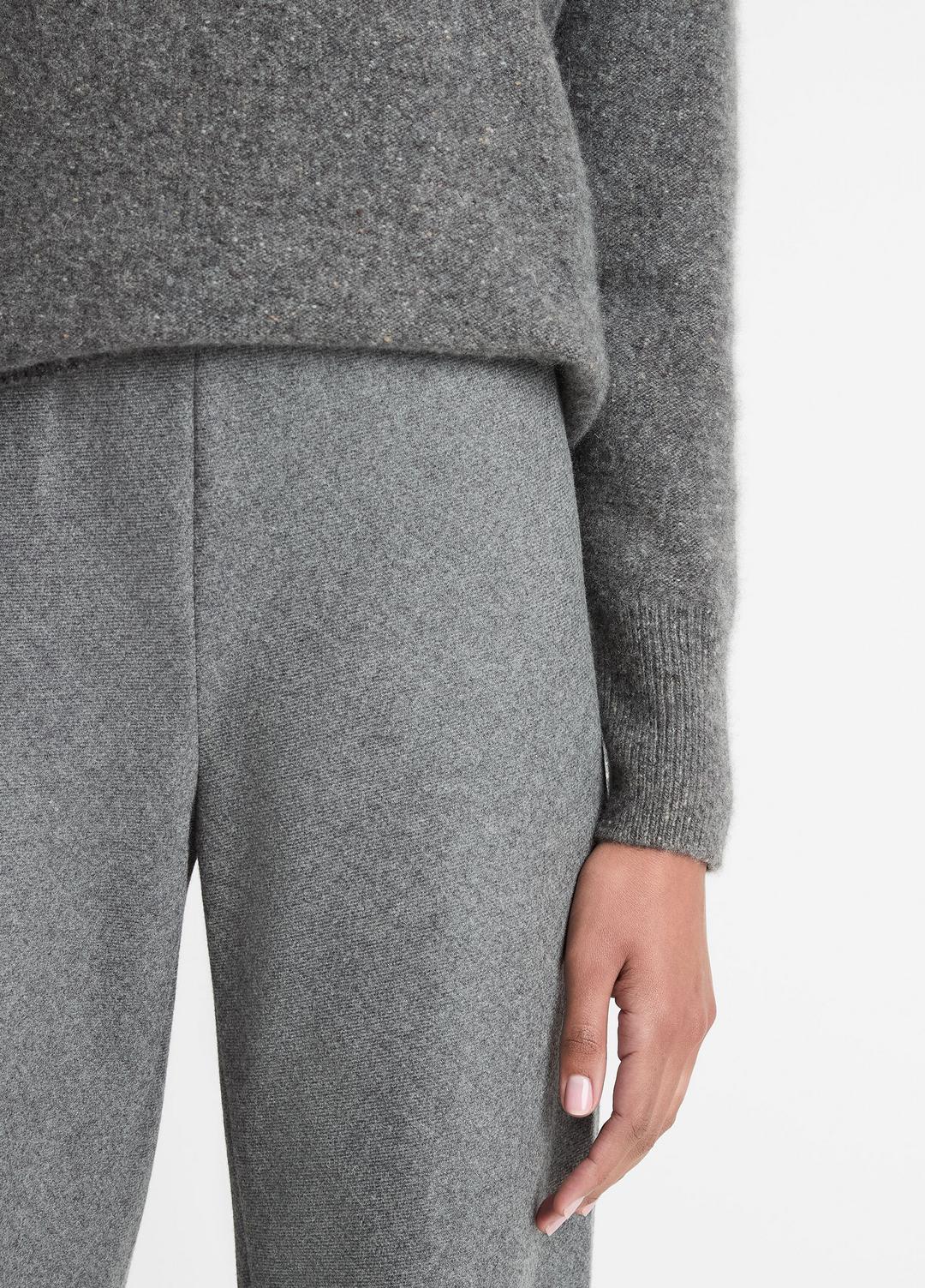 VINCE Italian Wool-Blend High-Waist Bias Pant in Trousers