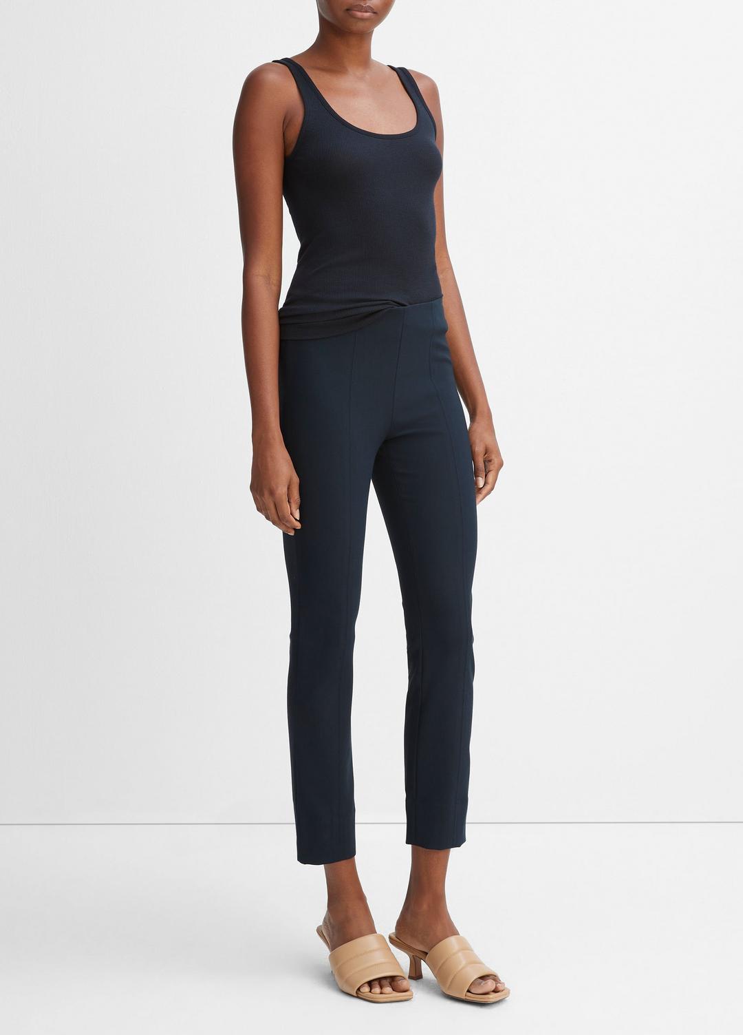 VINCE Women's Stitch Front Seam Ponte Legging
