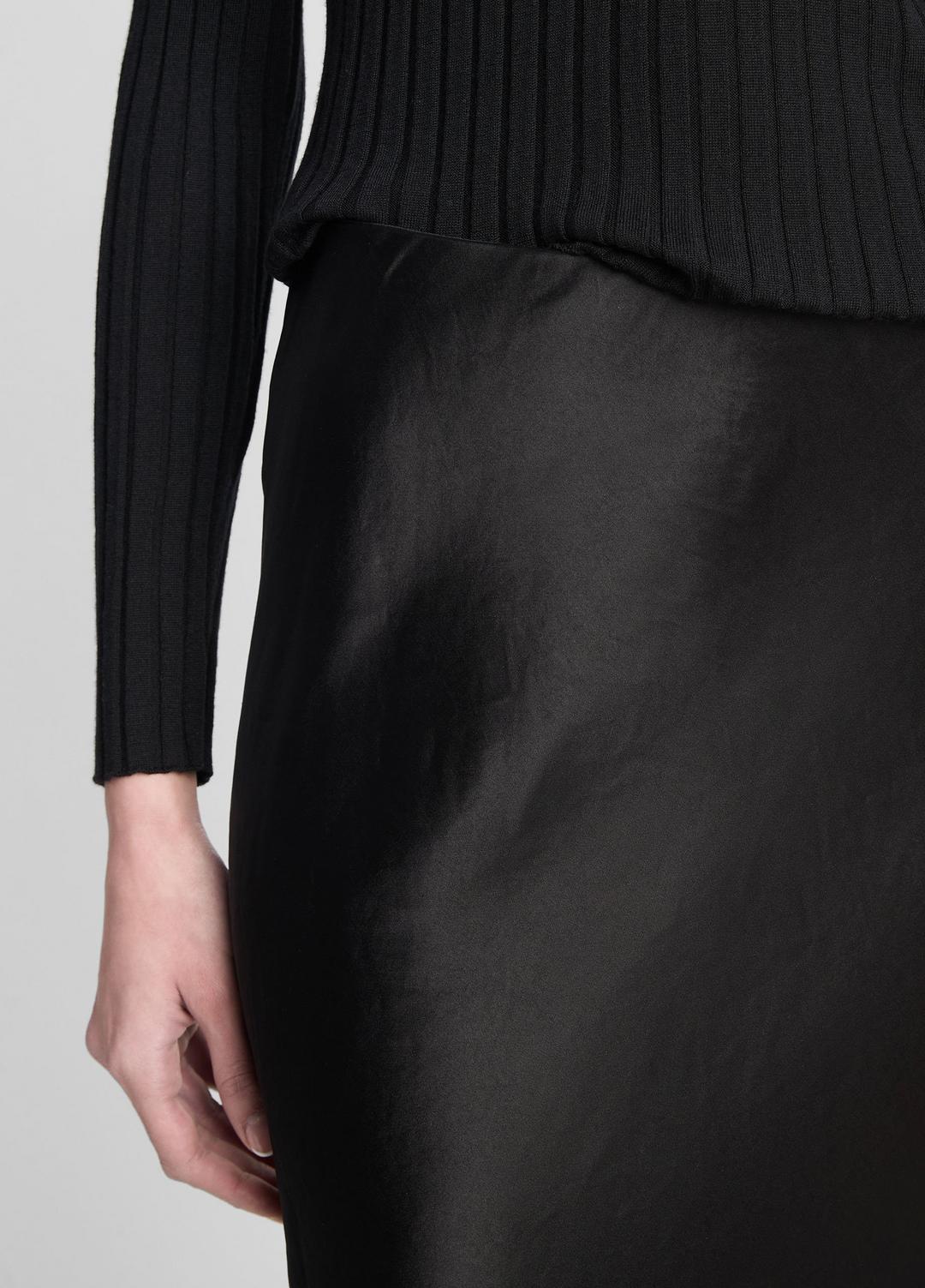 VINCE Satin Maxi Skirt in Skirts