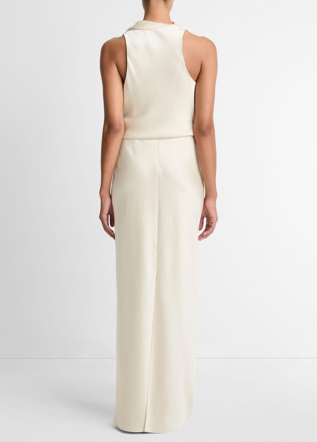VINCE Satin Bias Column Skirt in Skirts