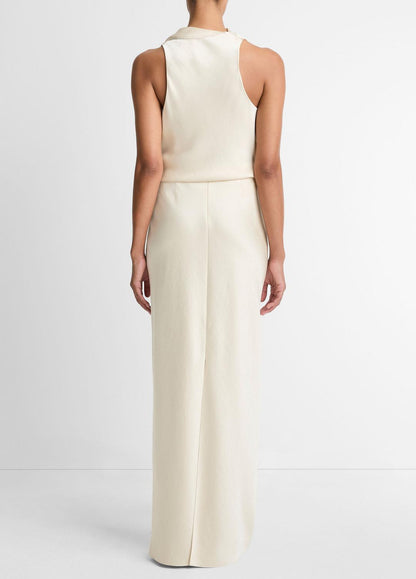 VINCE Satin Bias Column Skirt in Skirts