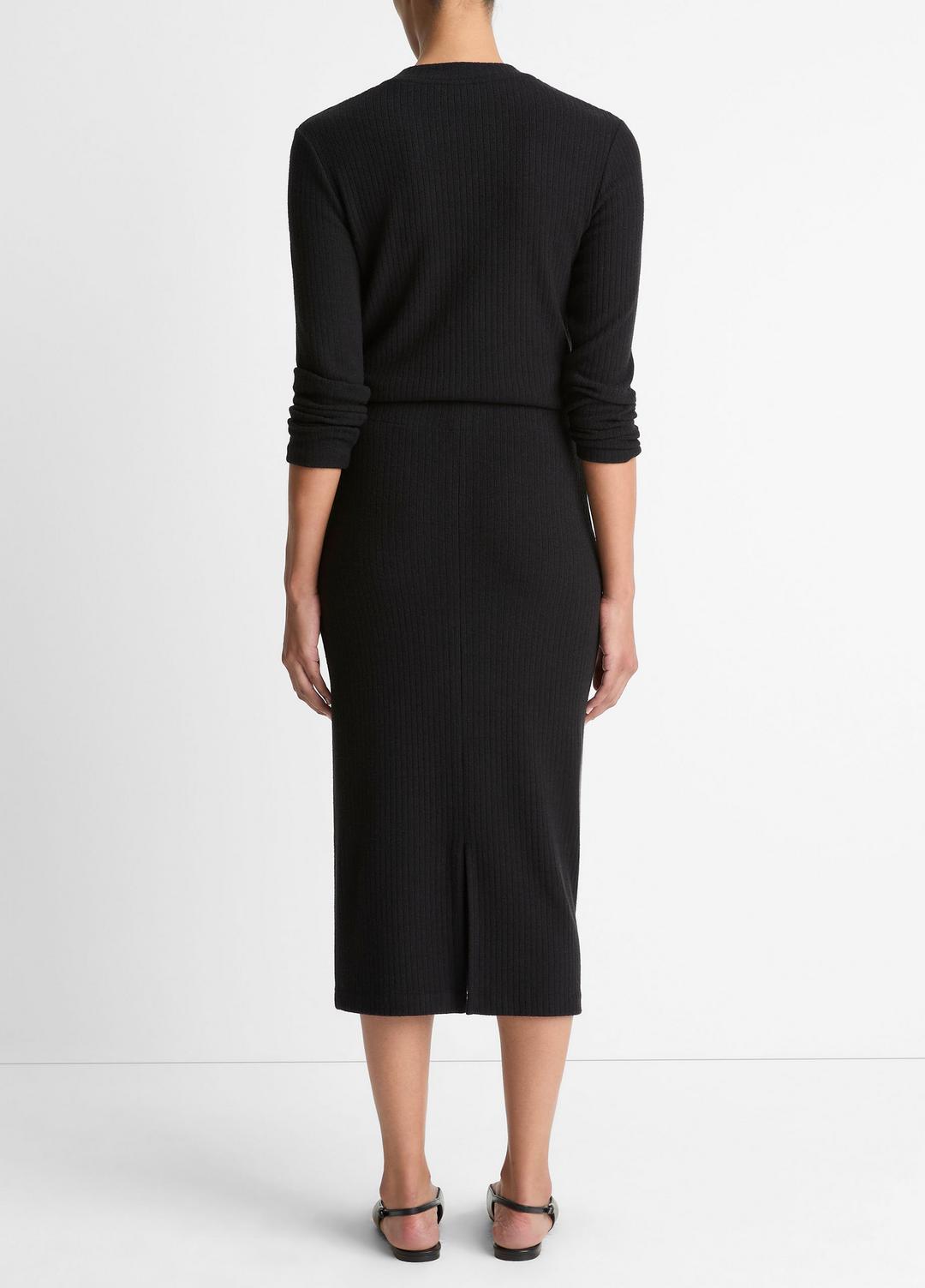 VINCE Cozy Rib Midi Skirt in Skirts