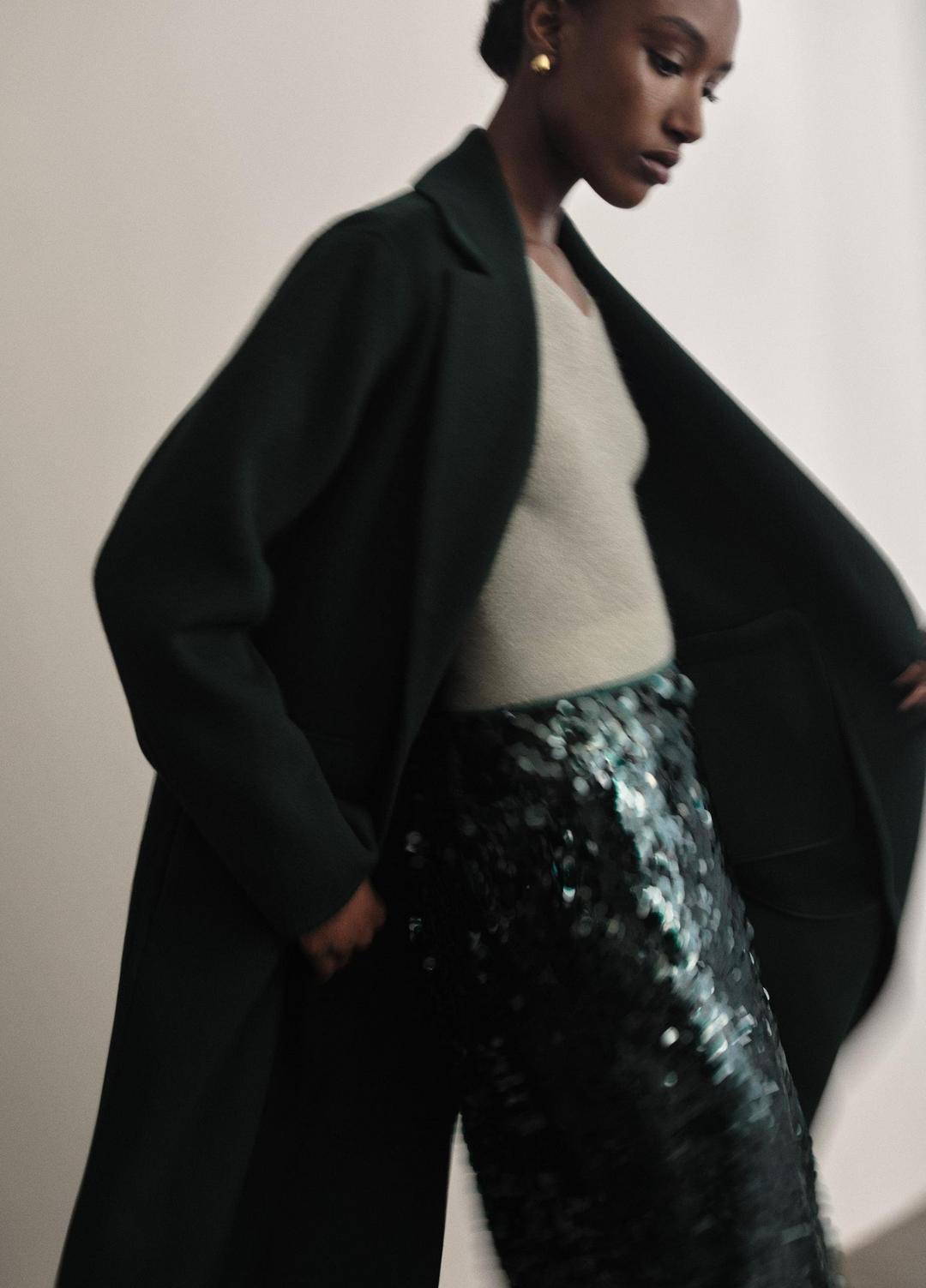 VINCE Paillette Bias Skirt in Skirts
