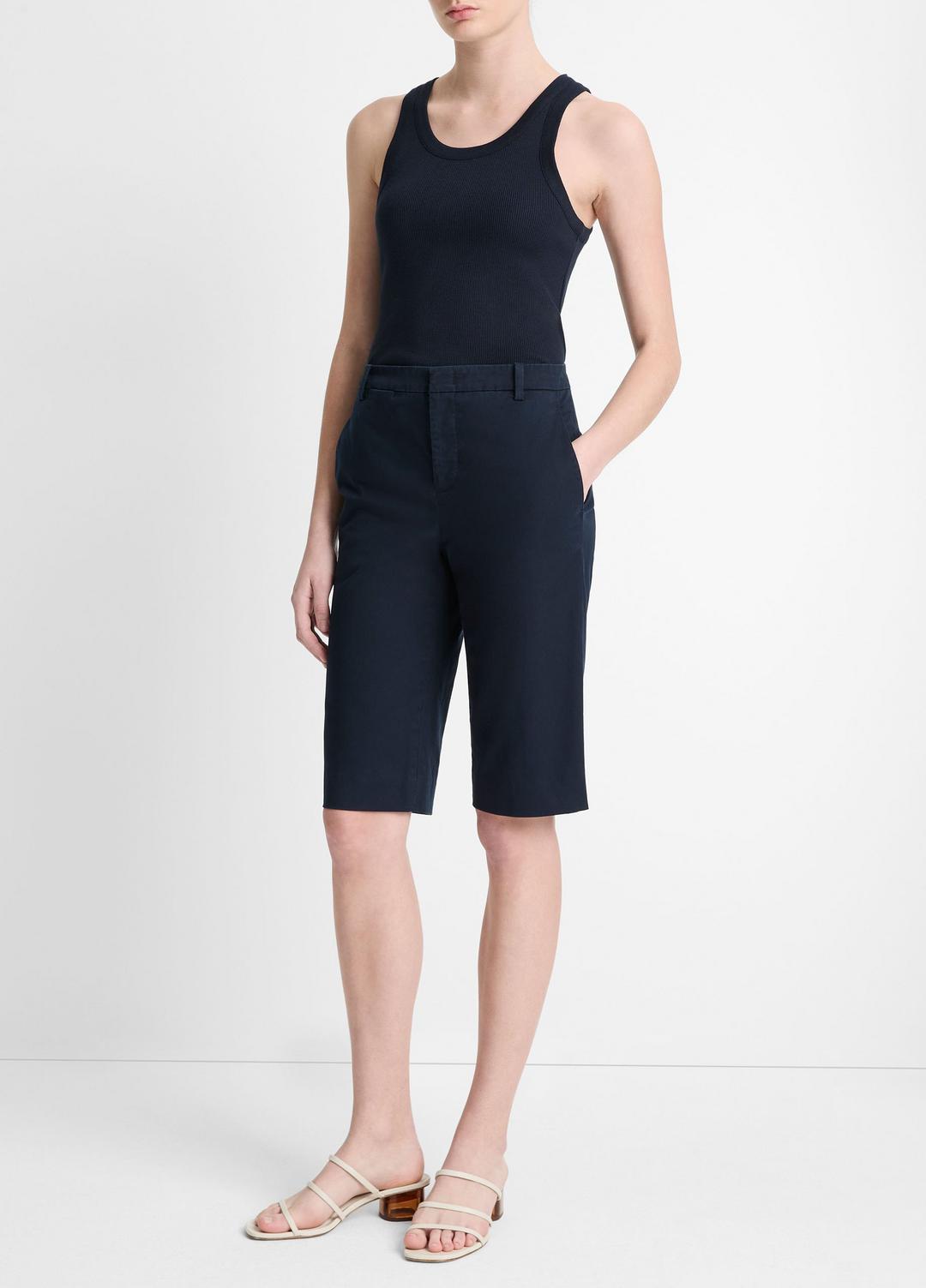 VINCE Italian Stretch-Cotton Chino Short in Shorts