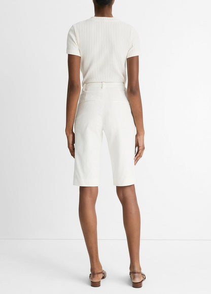 VINCE Italian Stretch-Cotton Chino Short in Shorts