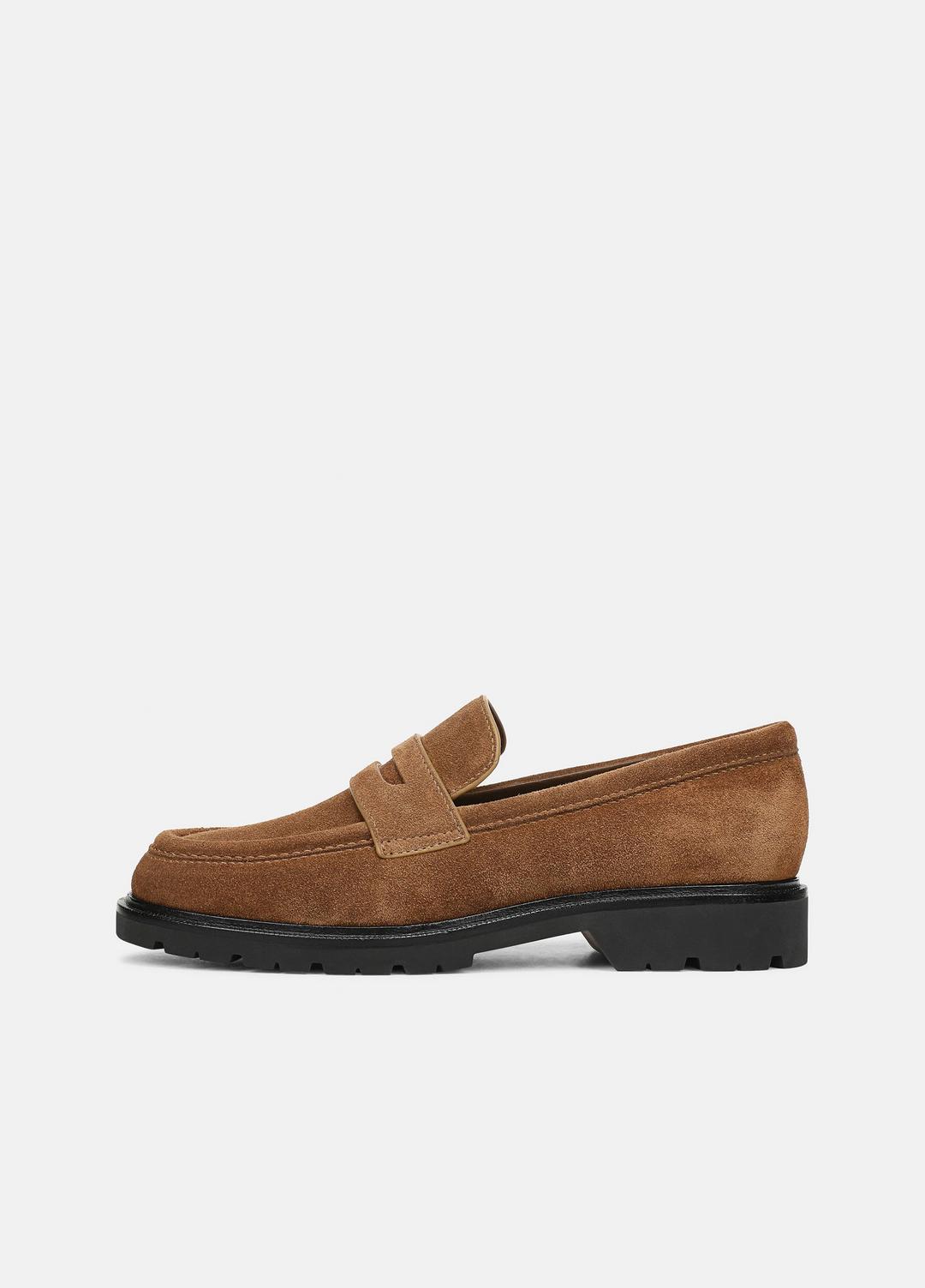 VINCE Siena Suede Lug-Sole Loafer in Loafers & Flats