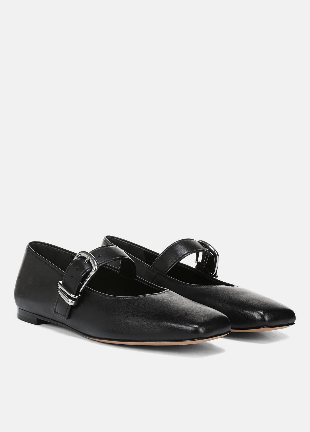 VINCE Daniela Leather Mary Jane Flat in Loafers & Flats
