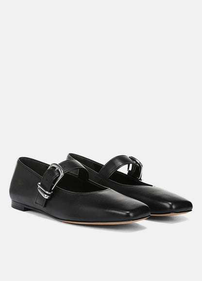 VINCE Daniela Leather Mary Jane Flat in Loafers & Flats