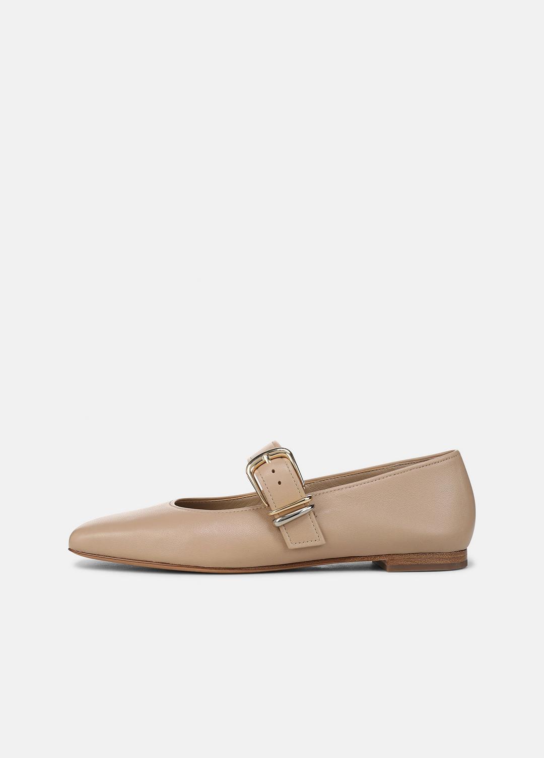 VINCE Daniela Leather Mary Jane Flat in Loafers & Flats