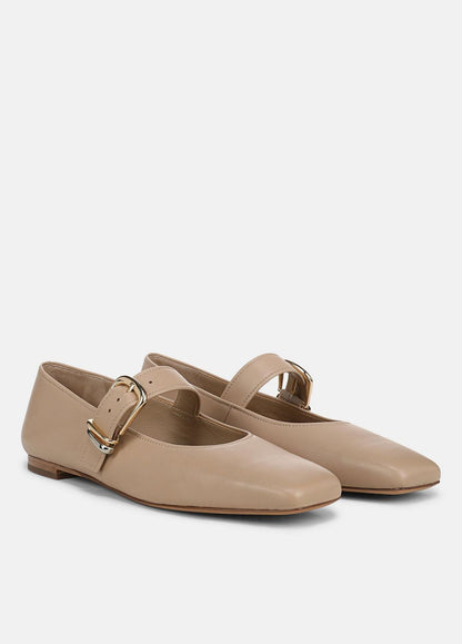 VINCE Daniela Leather Mary Jane Flat in Loafers & Flats