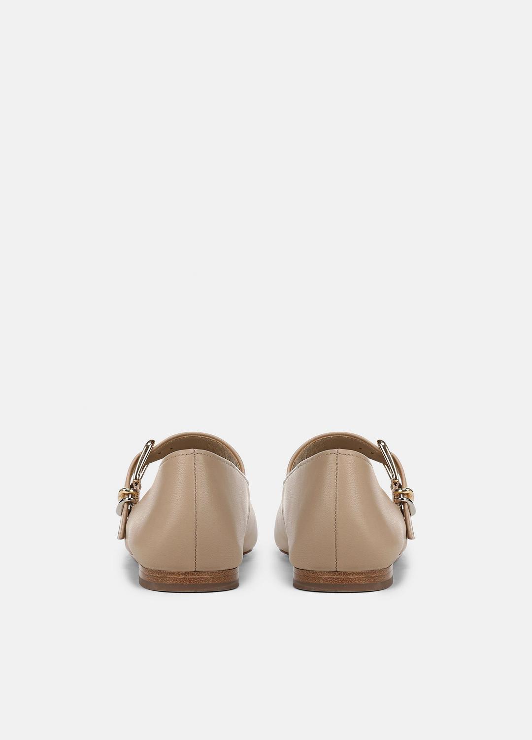 VINCE Daniela Leather Mary Jane Flat in Loafers & Flats