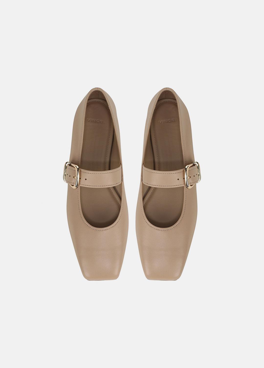 VINCE Daniela Leather Mary Jane Flat in Loafers & Flats