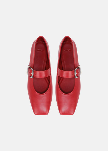 VINCE Daniela Leather Mary Jane Flat in Loafers & Flats