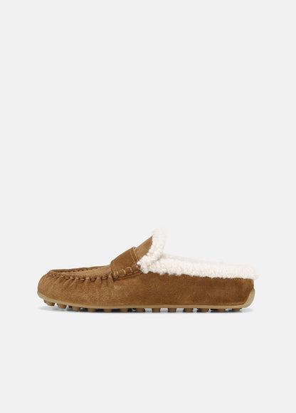 VINCE Berkley Shearling Driving Mule in Loafers & Flats