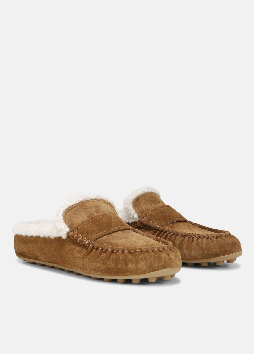 VINCE Berkley Shearling Driving Mule in Loafers & Flats